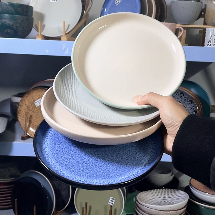 瓷4只高温釉下彩陶瓷餐具类型