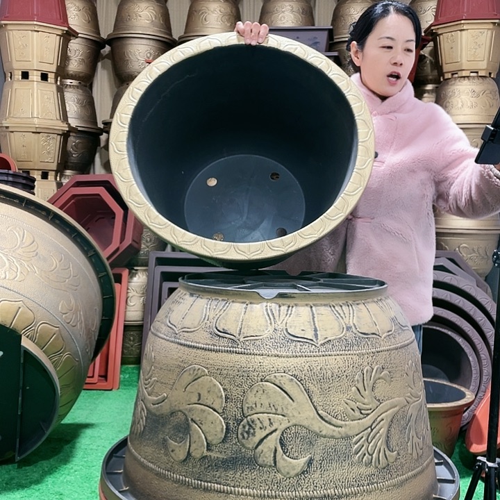 圆盆古铜六零六个