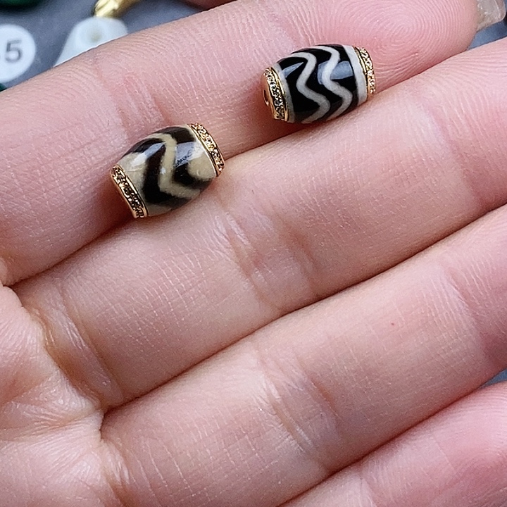 炫***影玛瑙/玉髓未镶嵌饰品