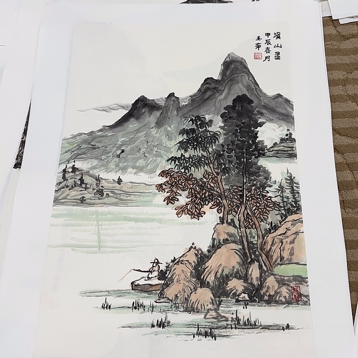 国画花鸟等多种三开