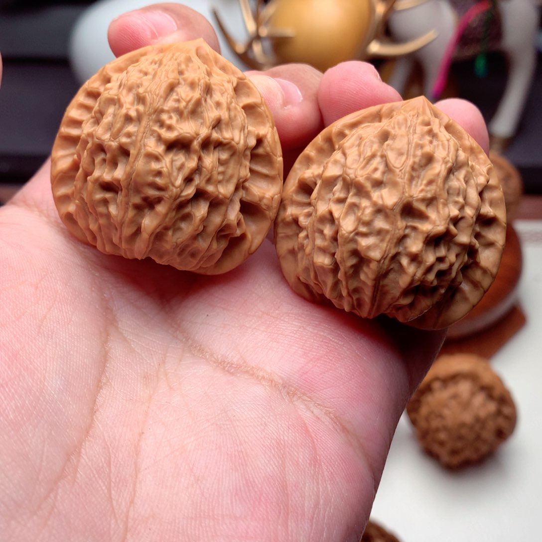 文玩核桃把件金牛39尺寸/16号