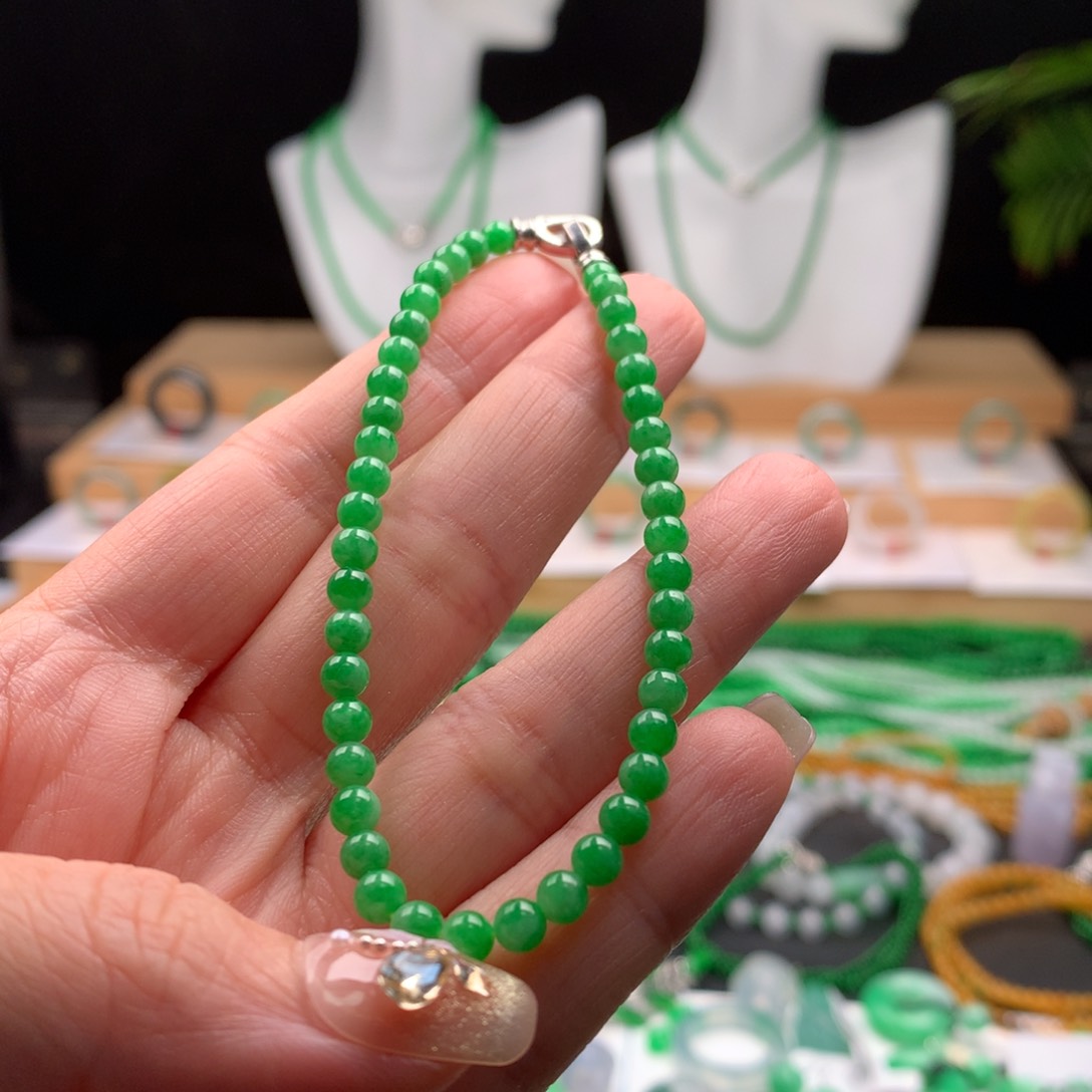 翡翠手串未镶嵌用****1手串