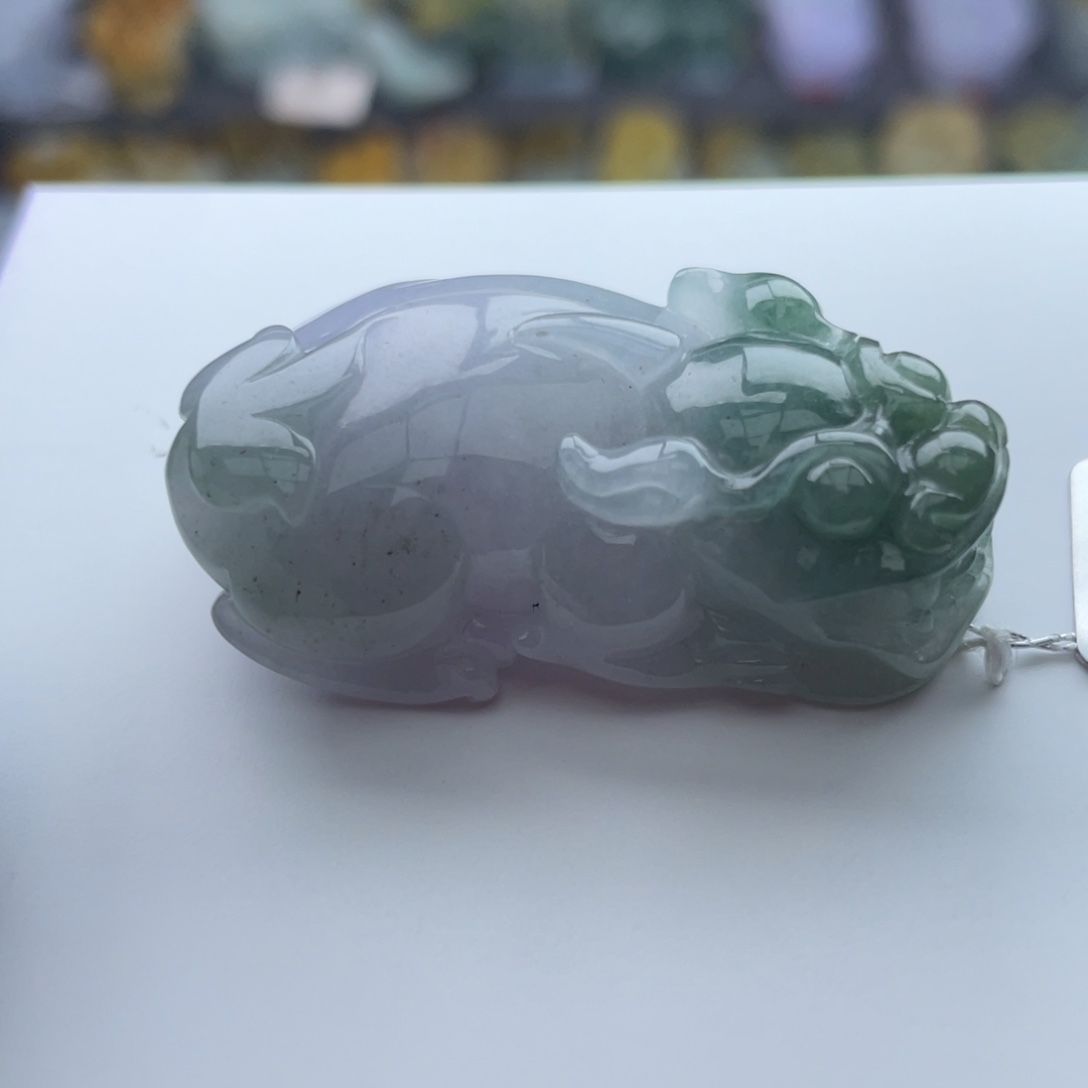 翡翠颈饰未镶嵌貔貅