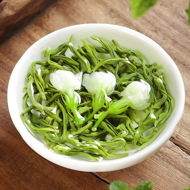 茉莉花茶特级绿茶浓香嫩芽回甘茶叶茉莉银针茉莉飘雪{支持试喝}