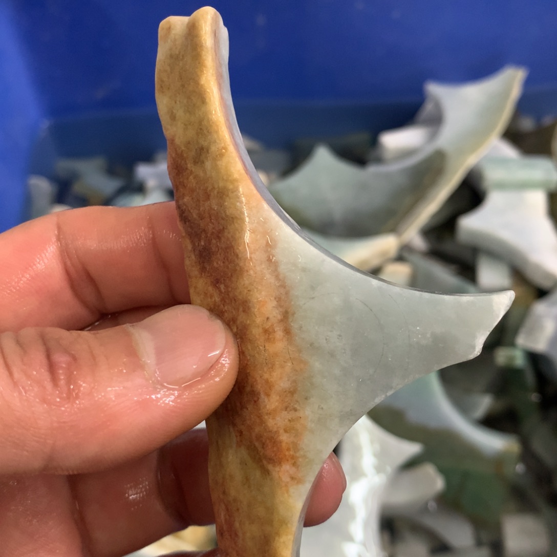 翡翠裸石翡翠边角料