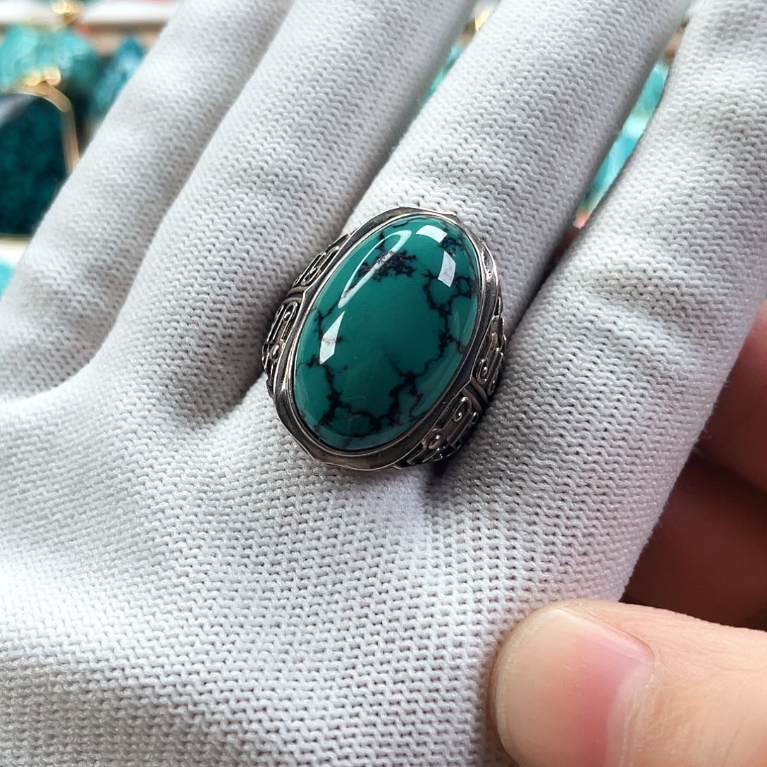 绿松石未镶嵌车挂