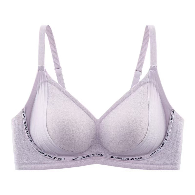 【两件装】3D立体无钢圈内衣W型果冻提拉聚拢舒适无痕文胸背心TT089