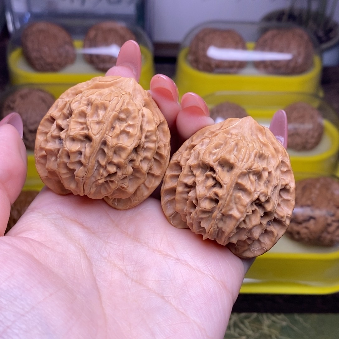 文玩核桃把件李*铭全品42尺原桩苹果园一代