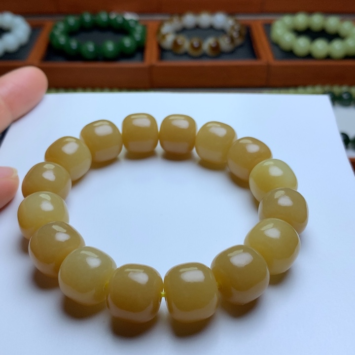 和田玉手串未镶嵌