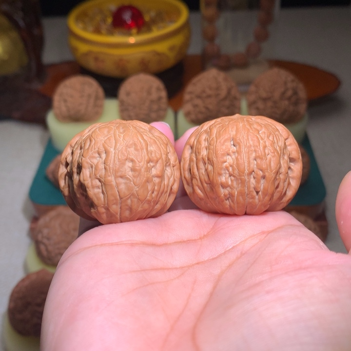 文玩核桃把件铁锤