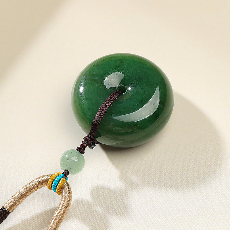 【李炎老师见面礼】天然和田玉碧玉平安扣 粉丝专享价 LY