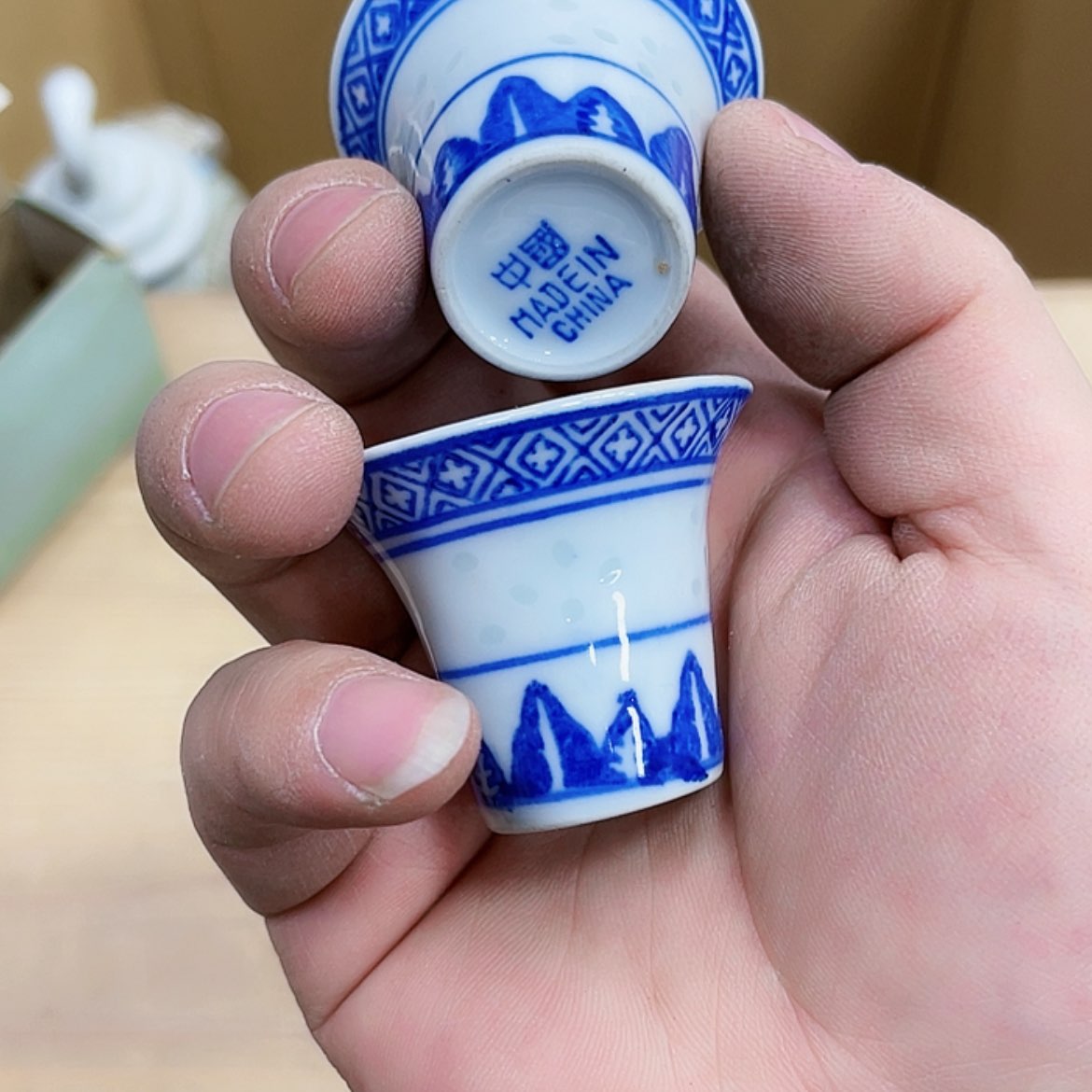 【闪购商品】瓷片瓷制作工艺品摆件