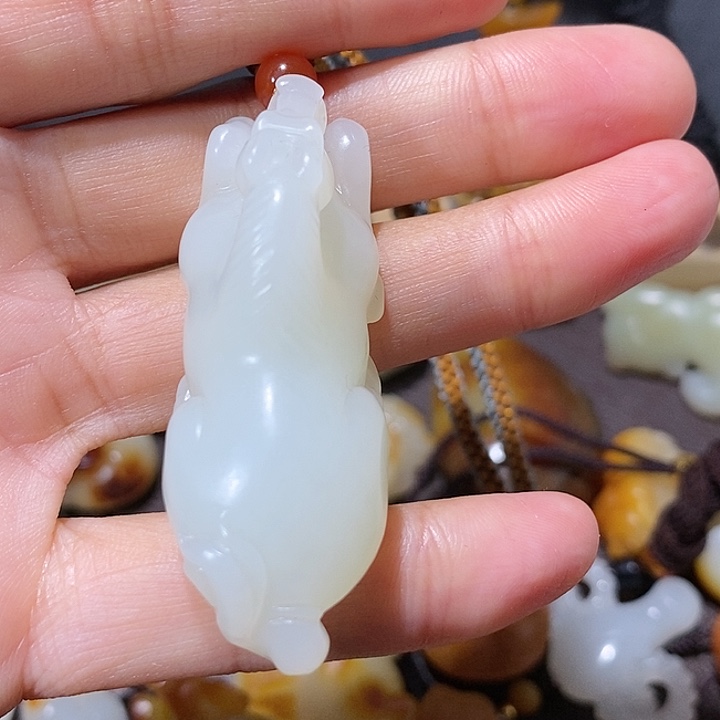 【闪购商品】和田玉挂件未镶嵌清****）
