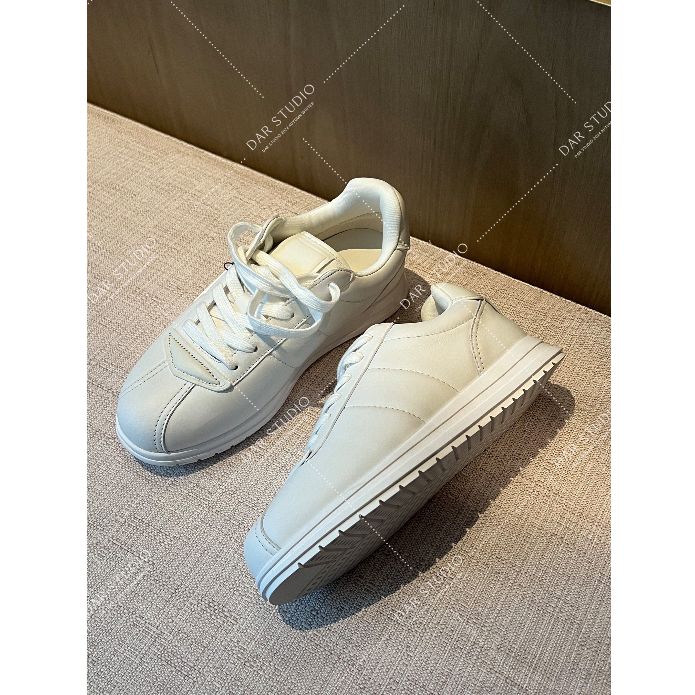 DAR STUDIO 深圳货 2025秋冬新款简约百搭休闲小白鞋84119
