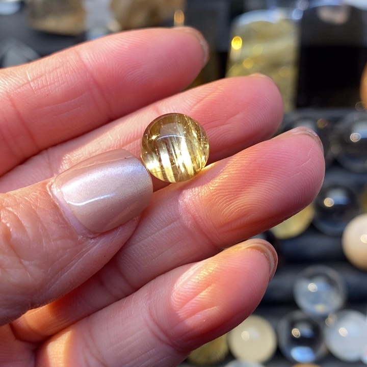 【闪购商品】水晶钛晶单珠未镶嵌⤷****?定制打通孔不退不换