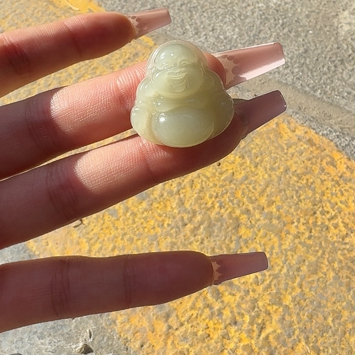 和田玉未镶嵌吊坠(赠链)