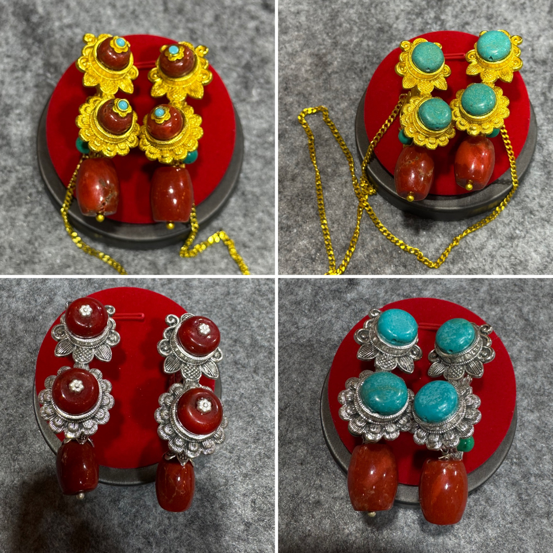 新款2025藏式铜合金藏族挂件钱包挂饰舞蹈配饰邮政快递藏式钱包