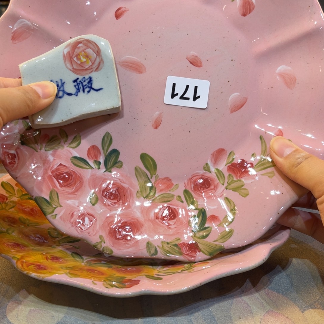 不***首瓷片景德镇手工制作