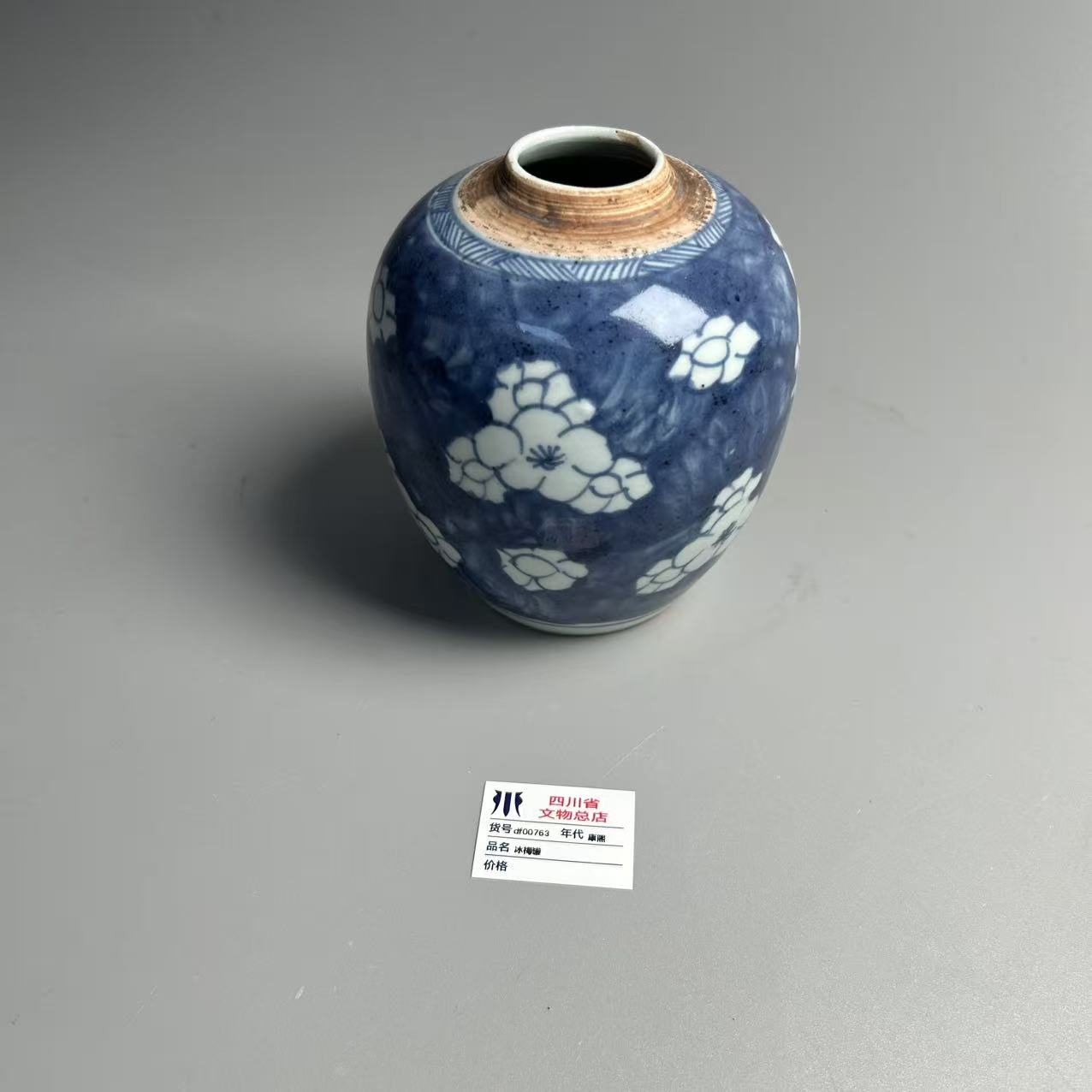 df00763康熙冰梅罐