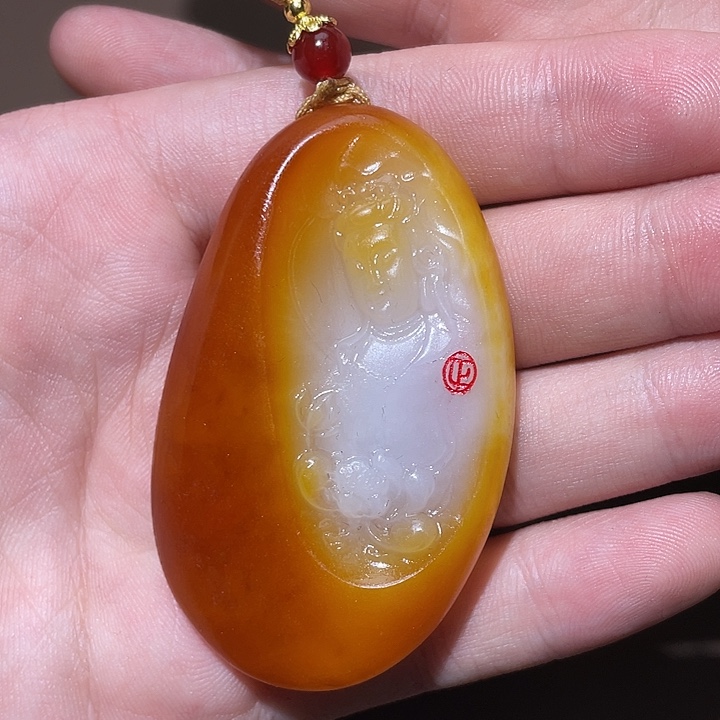 和田玉挂件未镶嵌关**别D1 