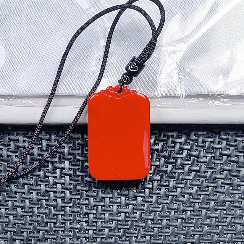 【聚宝严选】D235红系无事牌套装吊坠妈妈款精致精美气质百搭