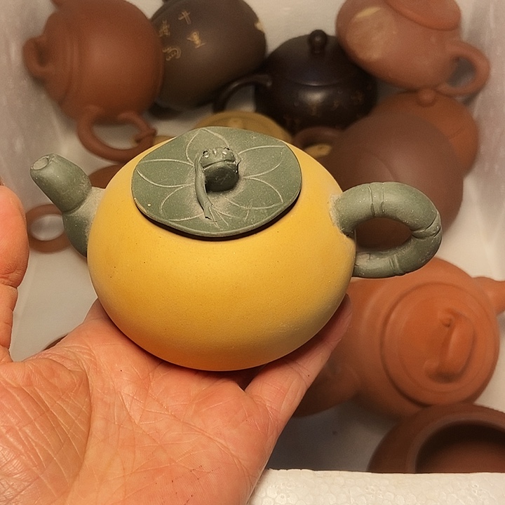 全手工制作宜兴紫砂茶壶