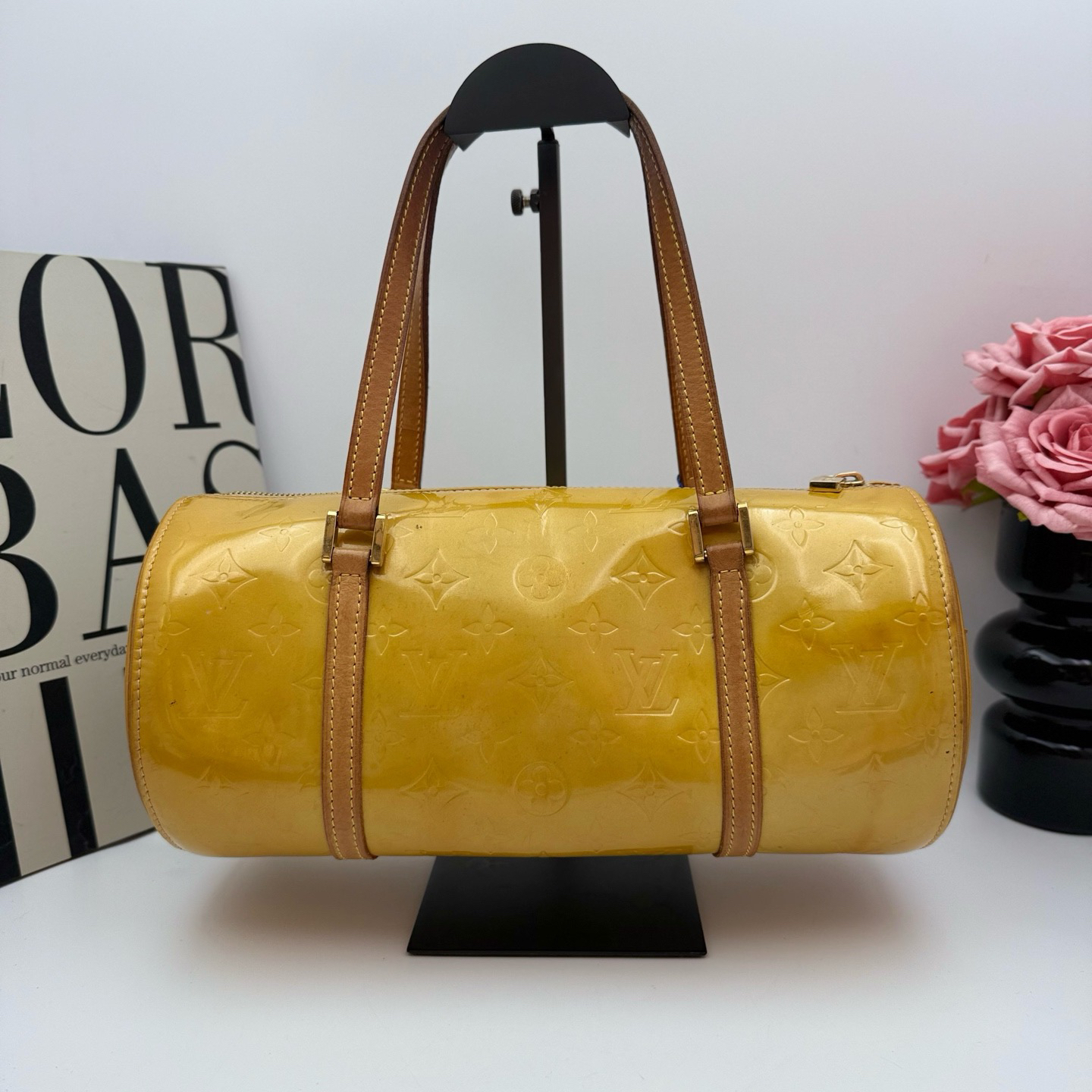 95新 LouisVuitton/路易威登 路易威登 xy 7062巴比龙水桶手提包