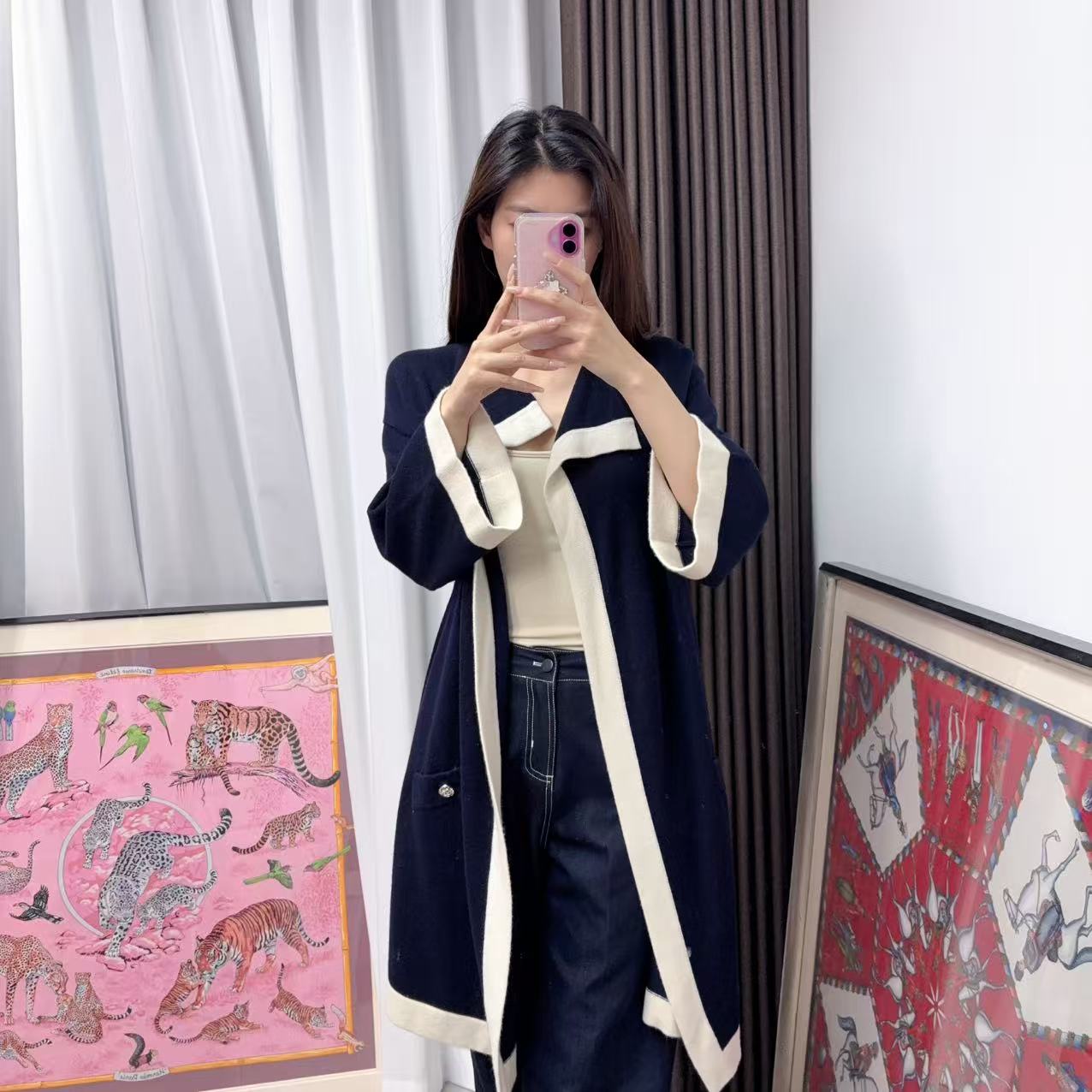 95新 Chanel/香奈儿 麦殿/针织16K连衣裙34码/251127LSY8LA6