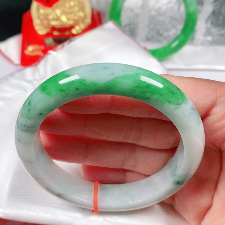 未镶嵌手镯翡翠  编号0172 正圈56+