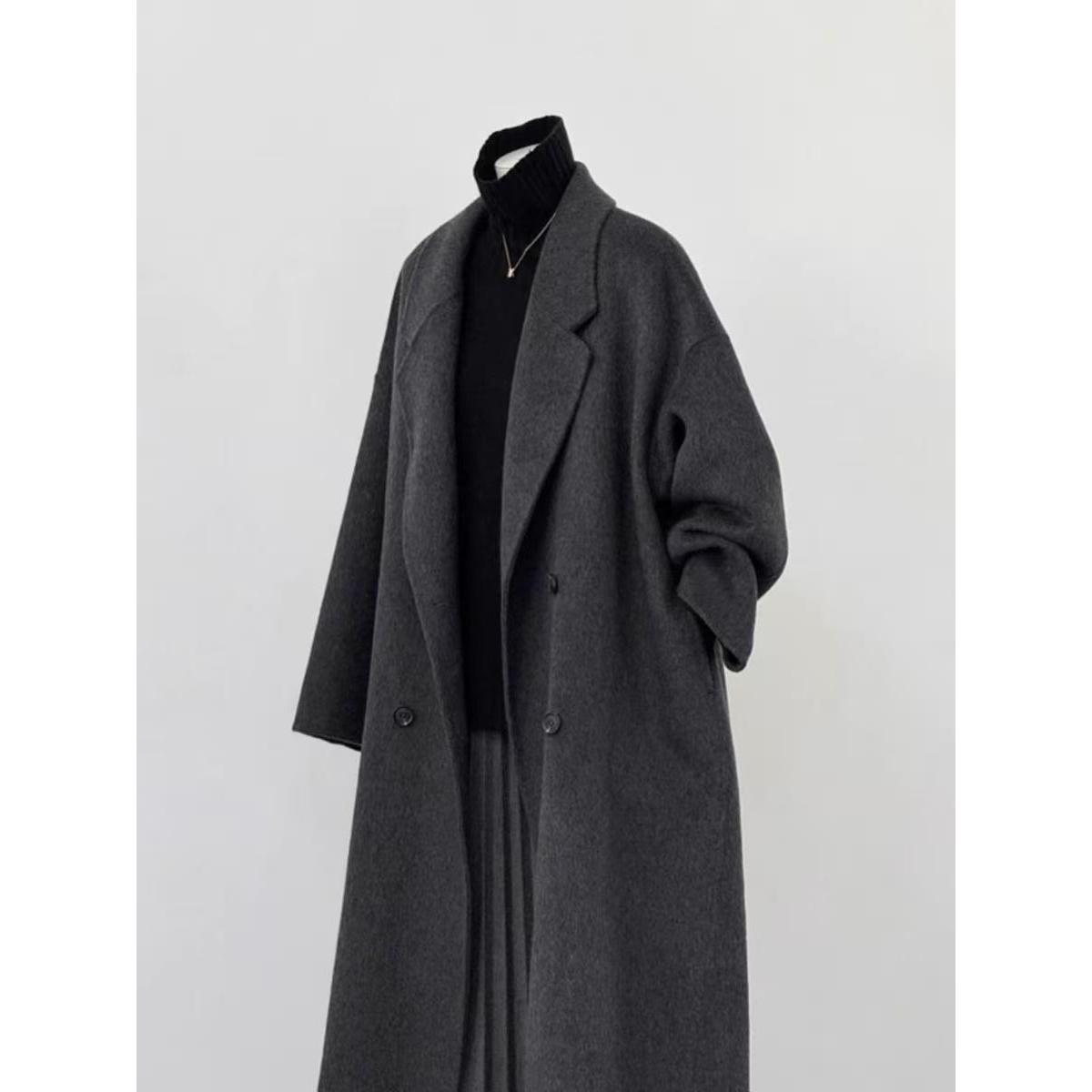 【A431-A440】非主图款2025秋冬新款宽松高级感休闲气质毛呢外套