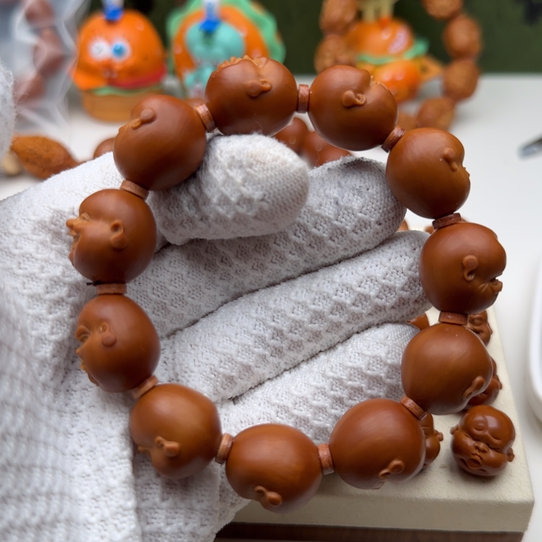 手串/手链橄榄核1.9留刀痕百态