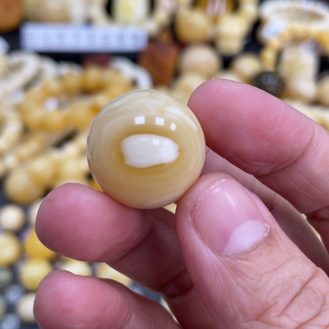 琥珀珠宝奇石未镶嵌精*20.8mm