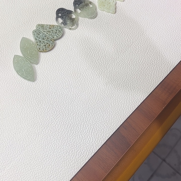 琉***饼蛇纹石玉合金耳钉