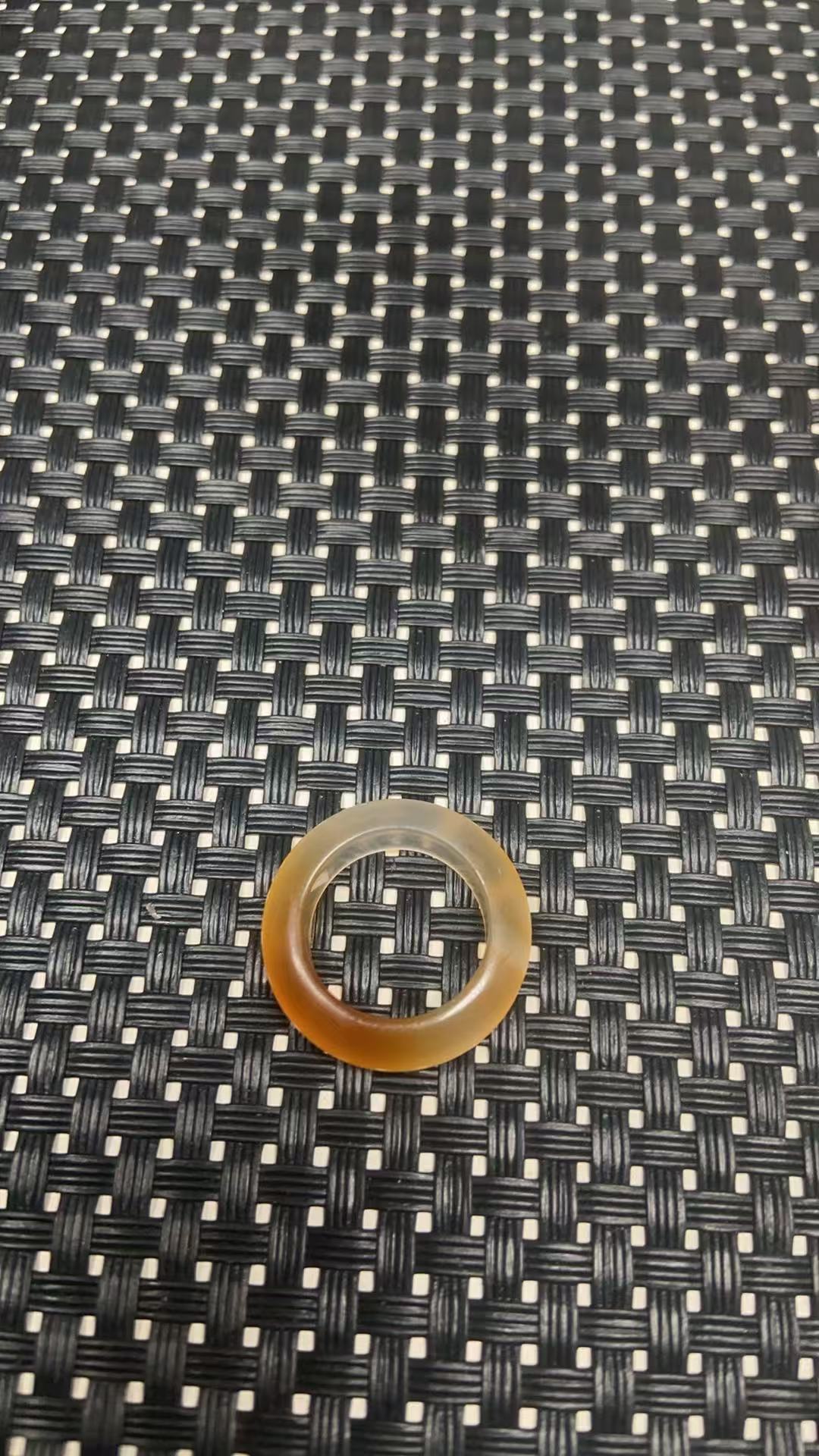 玛瑙戒指女款轮胎宽尾戒圈