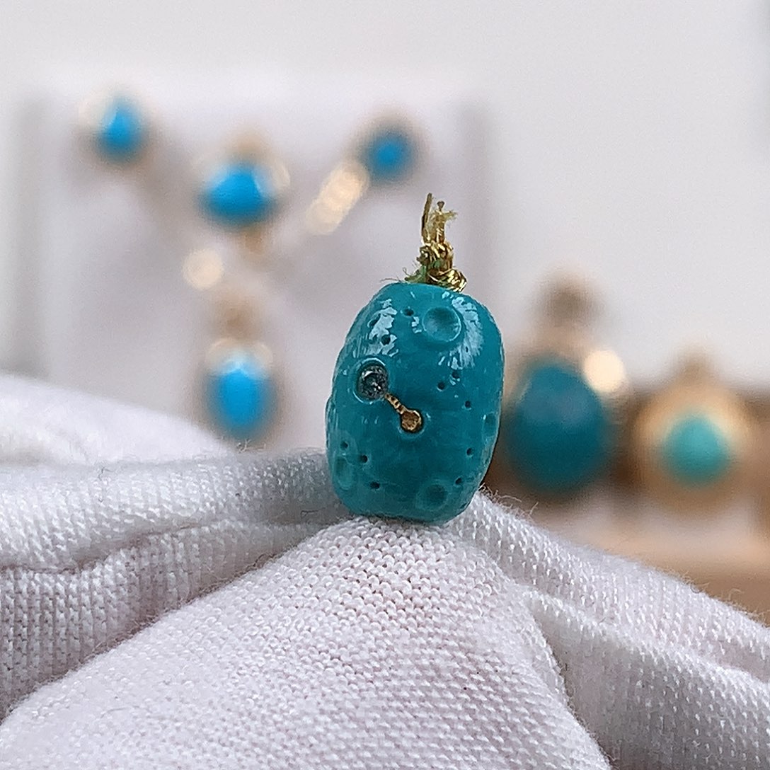 绿松石珠宝奇石未镶嵌