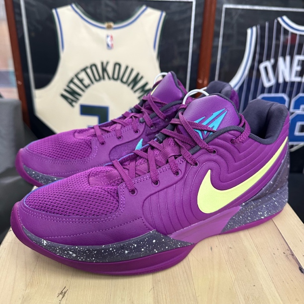 44.5码/莫兰特2 紫黄/54416/篮球鞋/无原盒/FD7327-500