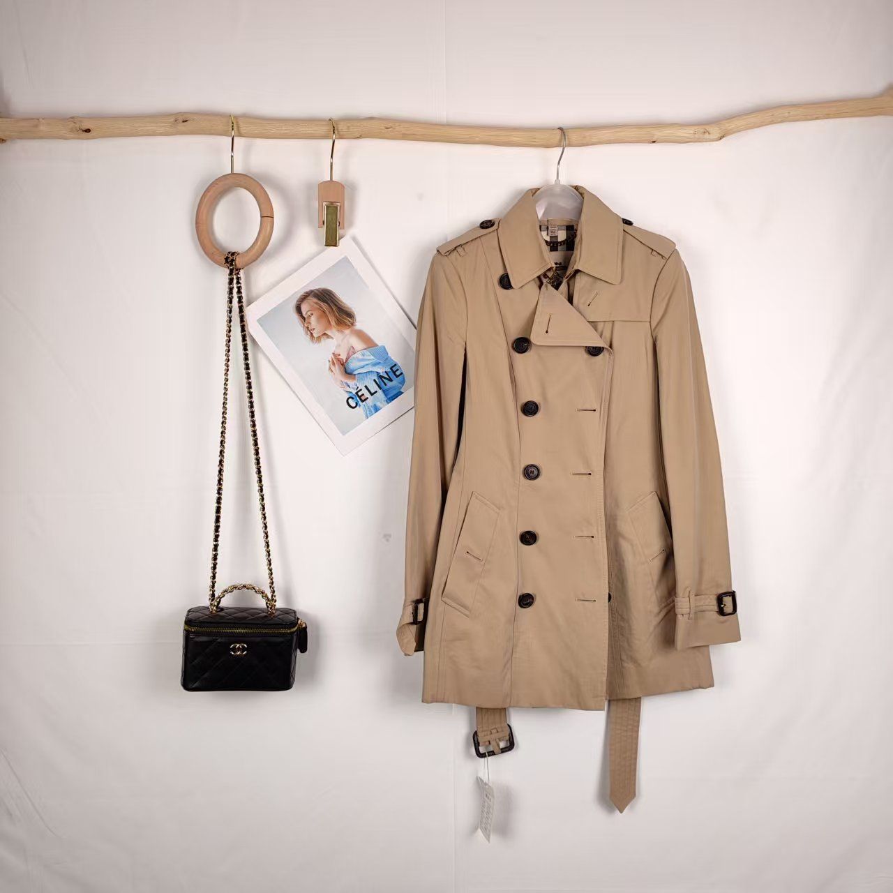 99新 BURBERRY/博柏利 海囤J/巴宝莉上衣/uk4码/LY138016