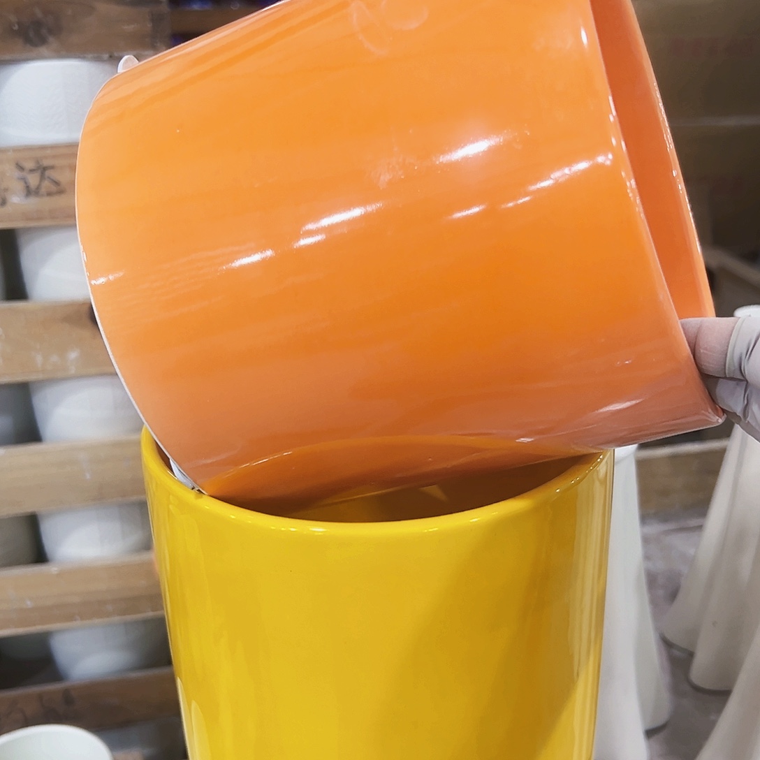 有孔瑕疵瑕疵外贸尾单陶瓷花盆凑单10米包邮