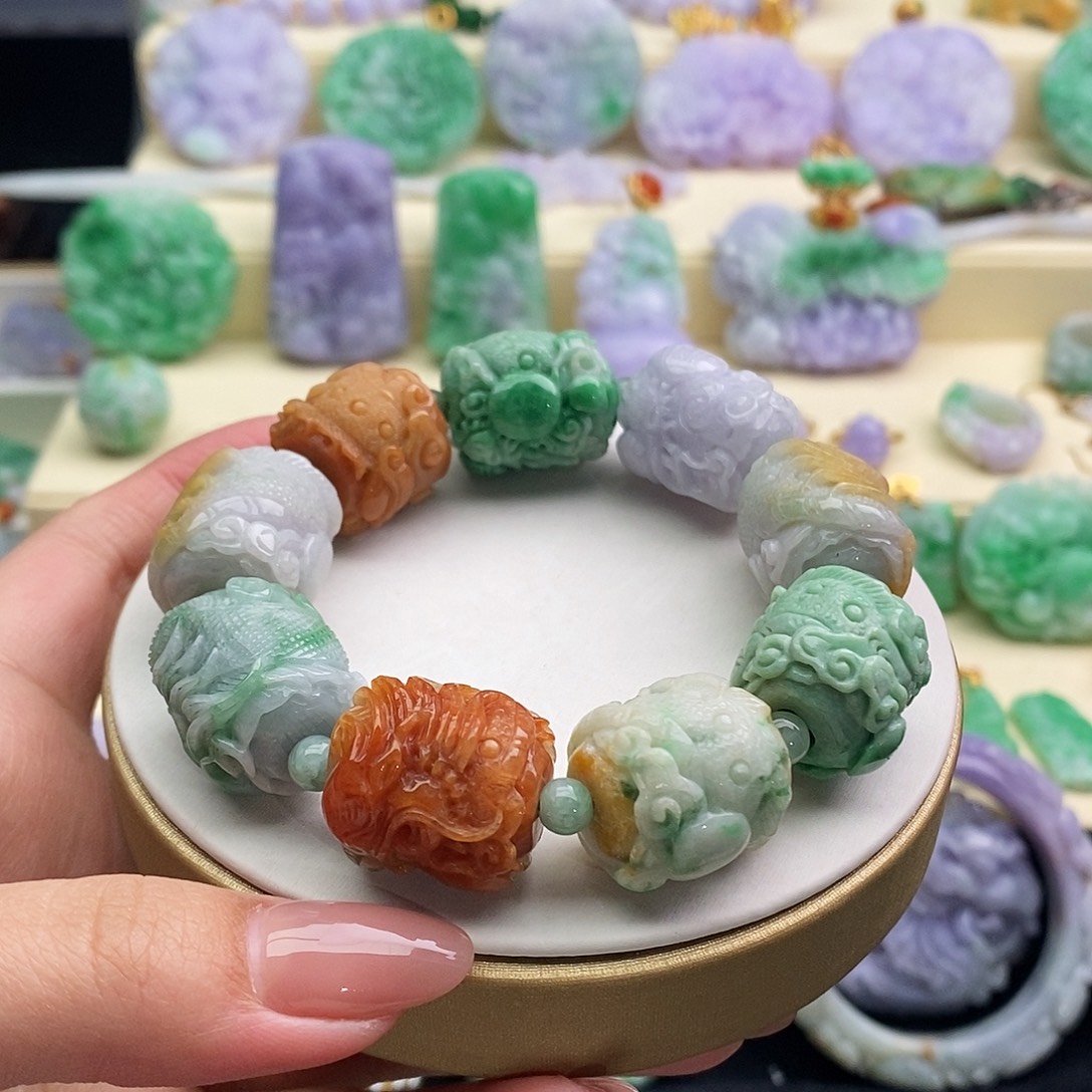 翡翠未镶嵌手串手串