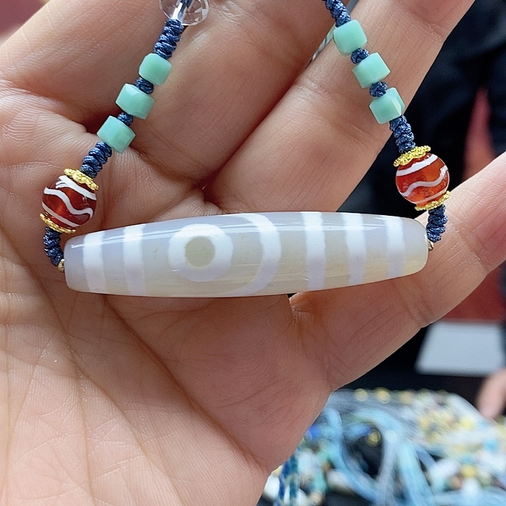 玛瑙/玉髓颈饰合金