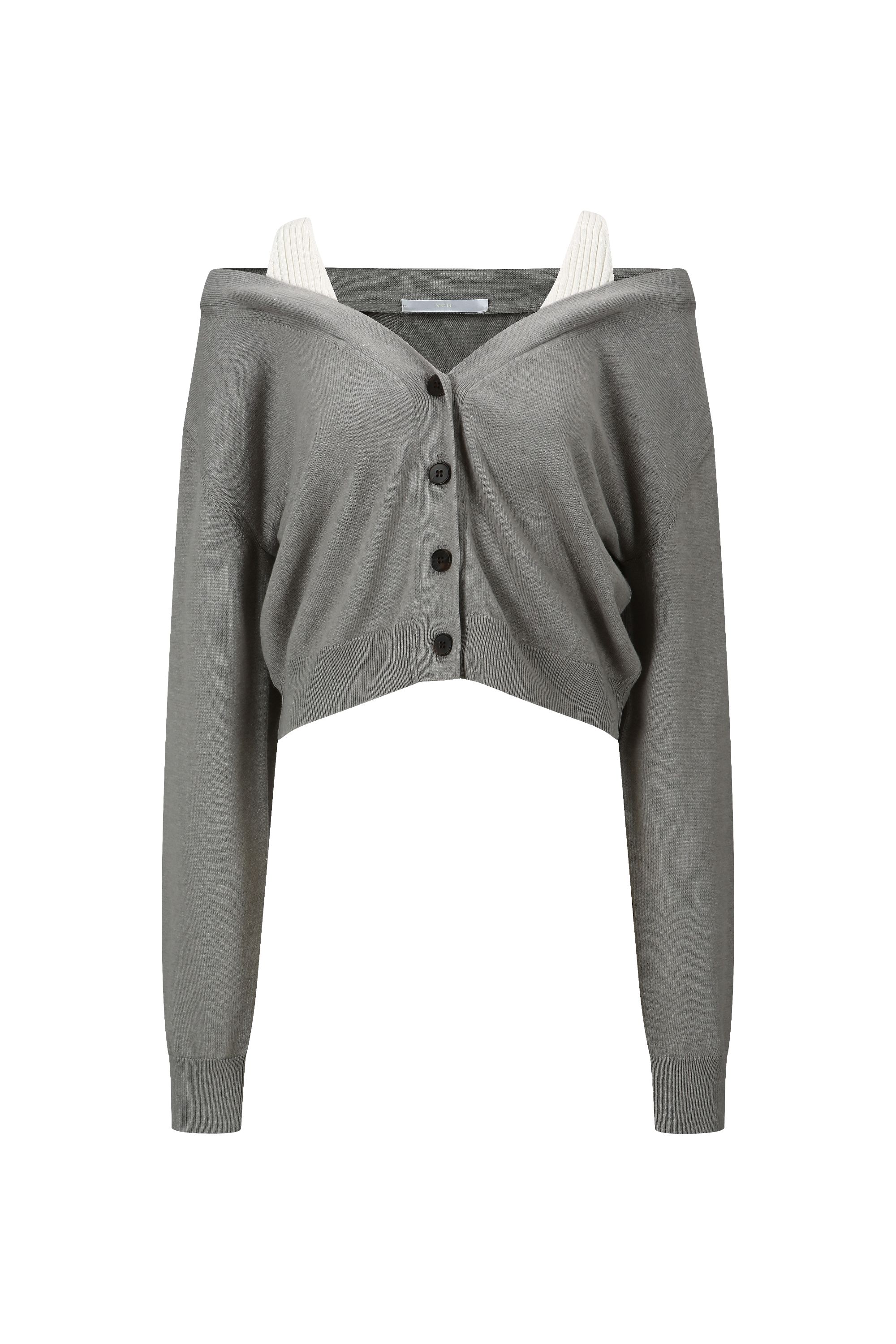 YCH 无肩带针织开衫 R26KT9011