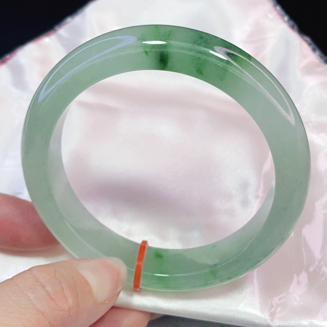 未镶嵌手镯翡翠57.6正圈