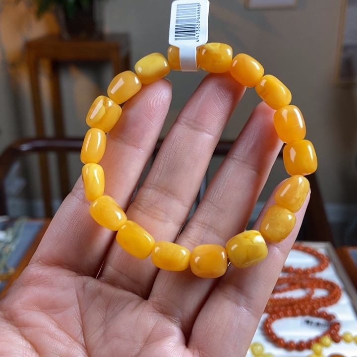 琥珀手链未镶嵌蜜蜡手串9