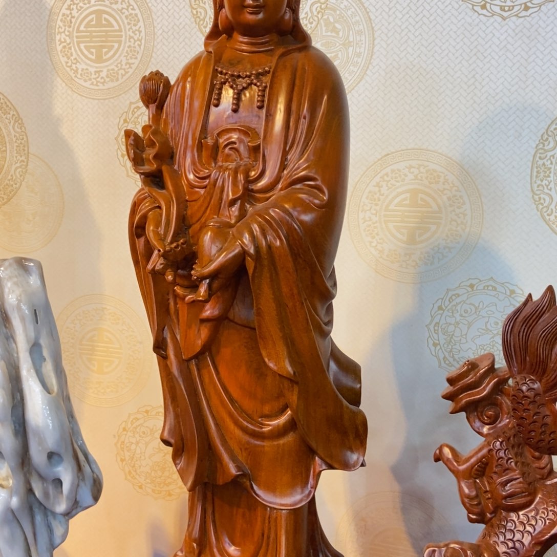 花梨木类双*姐花梨木观音