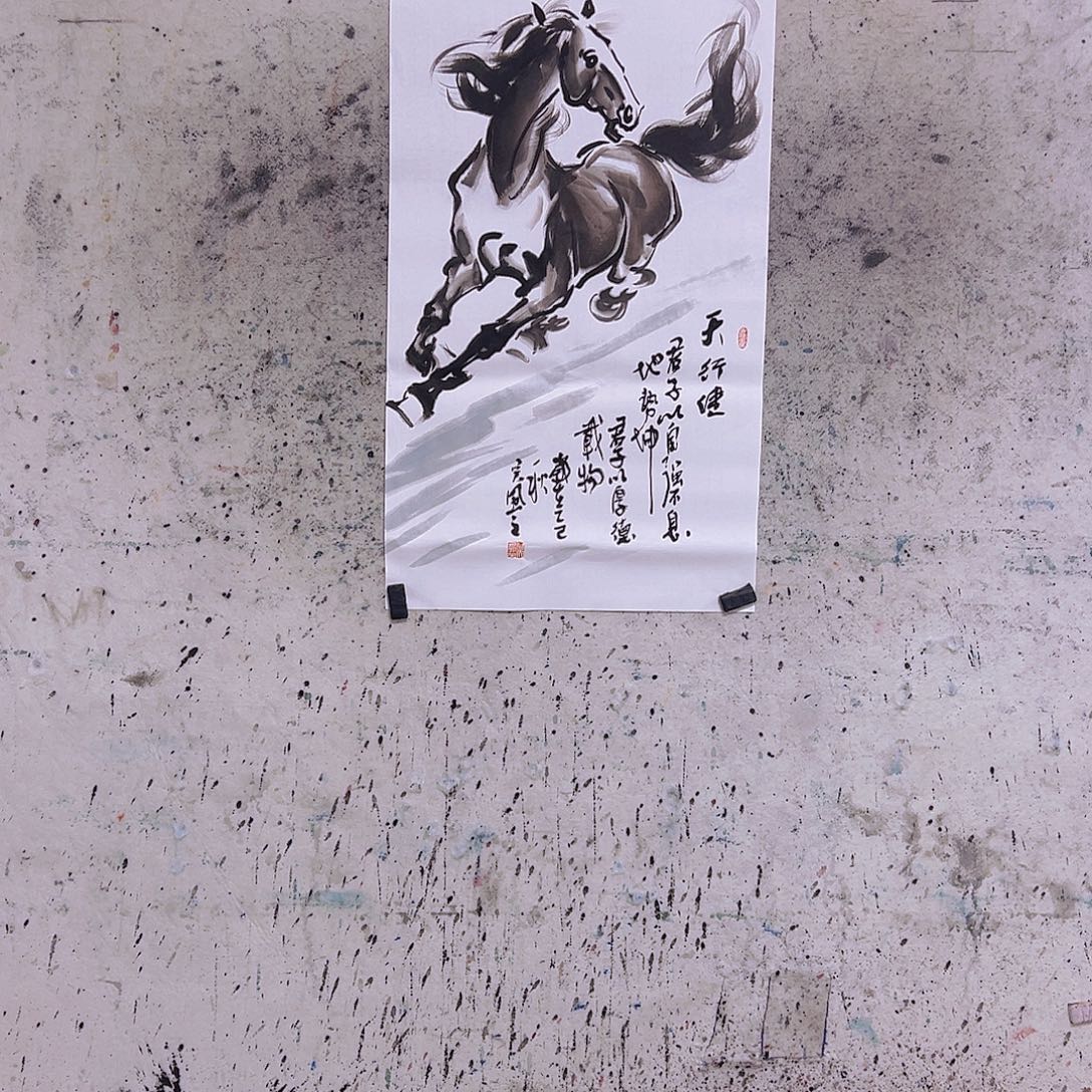綄***9国画三尺100x50cmcm