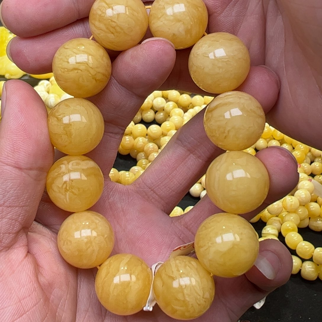 【闪购商品】琥珀珠宝奇石未镶嵌19mm47.4g