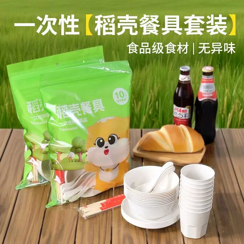 环保结婚圆形薄雾少女风国风法式一次性婚庆野餐户外烧烤