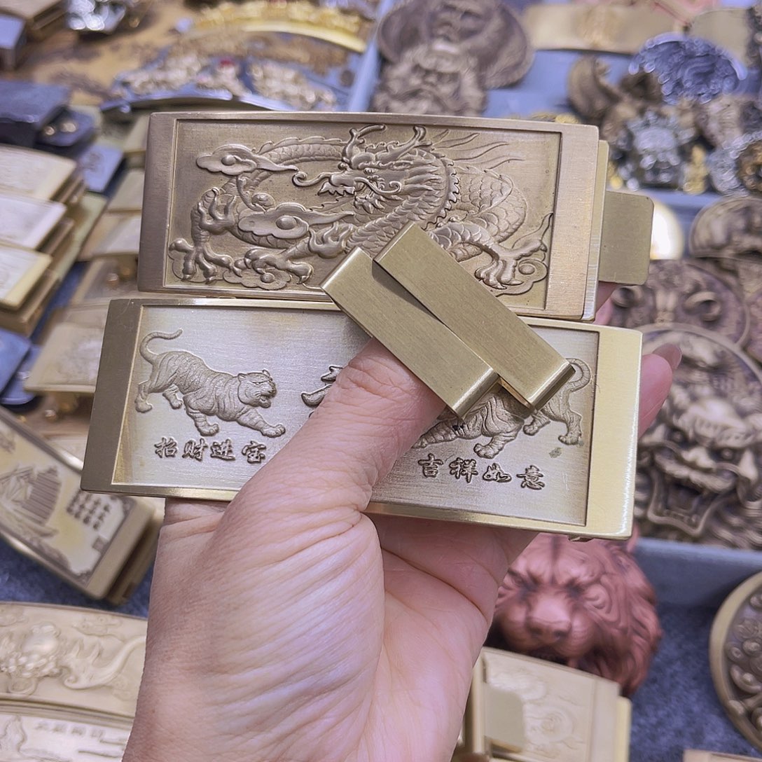 实心黄铜10分自动扣做两个