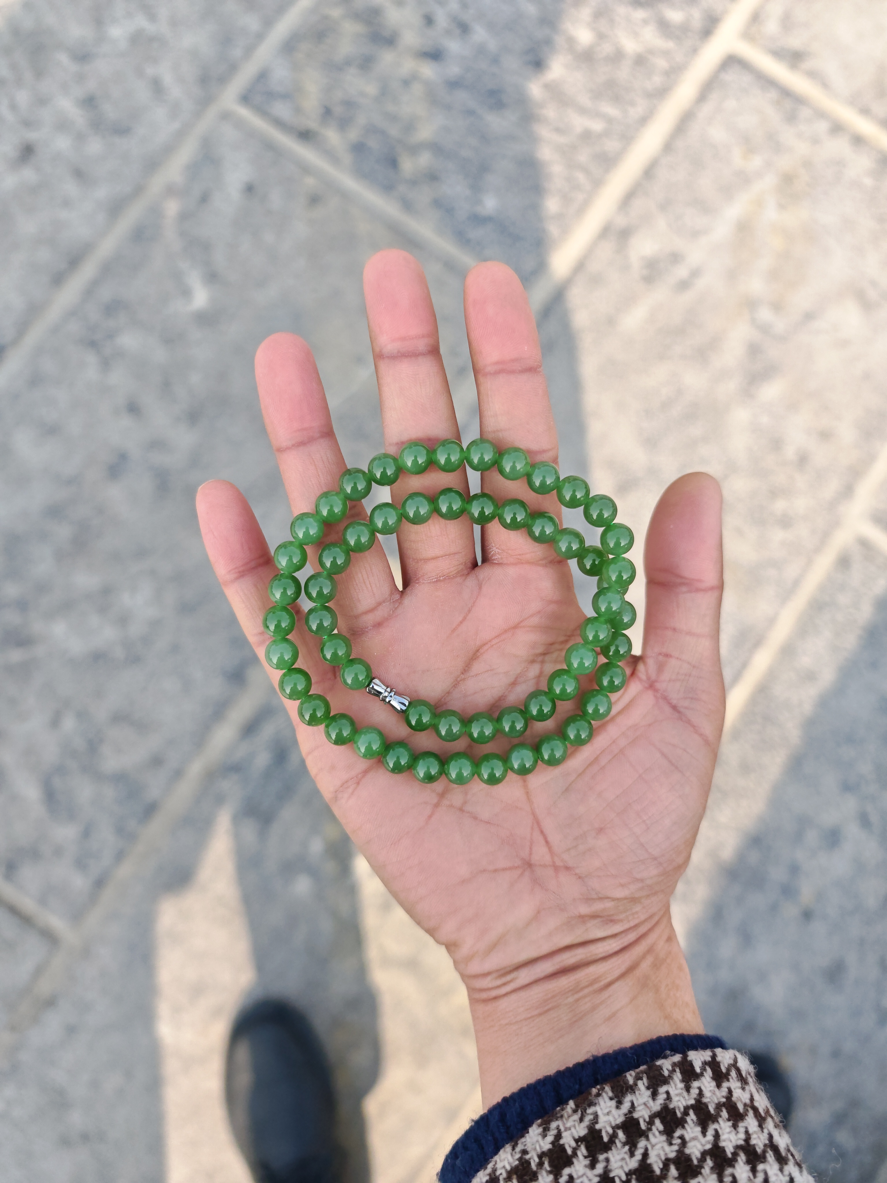 和田玉手串高端奢华款