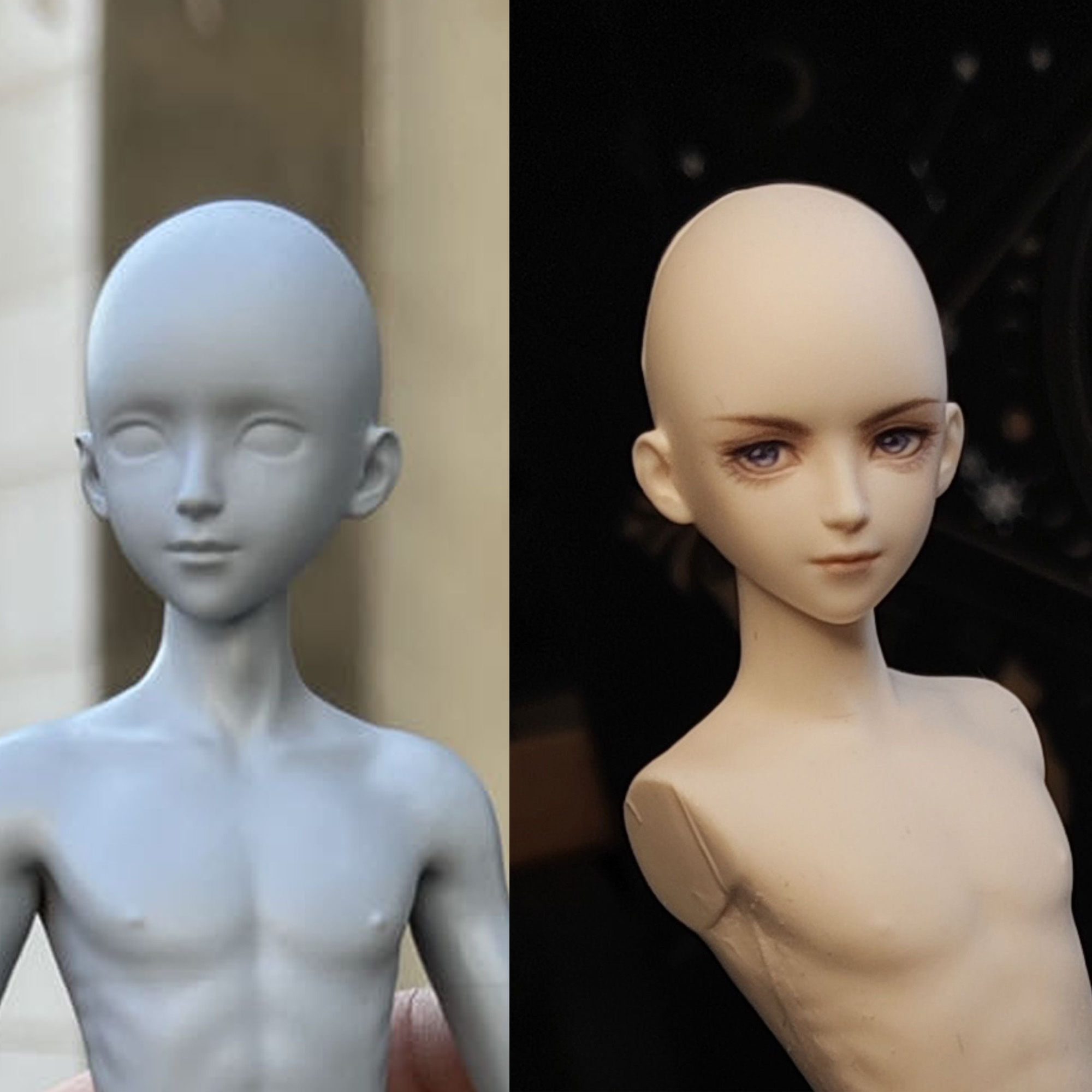 弘太脸（大中小）相框超轻粘土软陶翻糖石塑黏土脸模